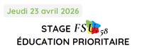 Stage Education Prioritaire : 23 avril 2026