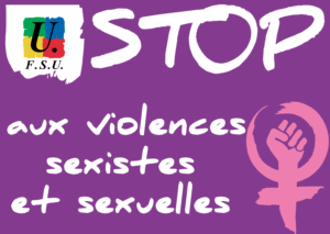 STOP aux violences sexistes et sexuelles