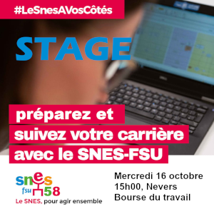 Stage « Préparer son rendez-vous de carrière »