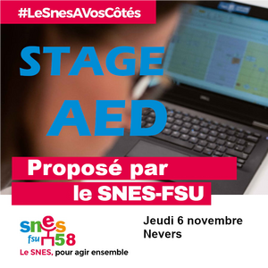 Stage AED le 6 novembre 2025