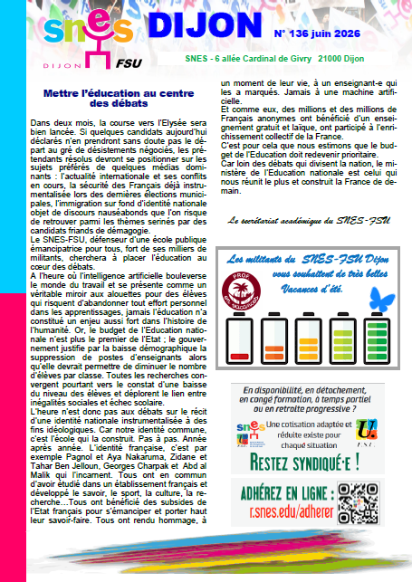 Snes-Dijon juin 2026