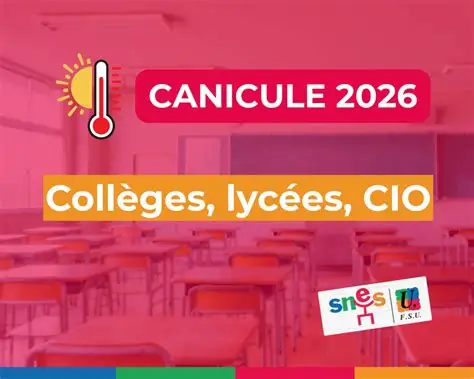 DNB et canicule : le SNES FSU écrit à la rectrice