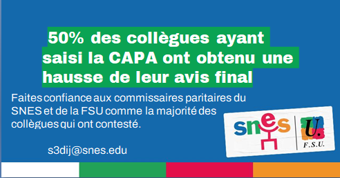 CAPA contestation des rdv de carrière du 10 février 2025